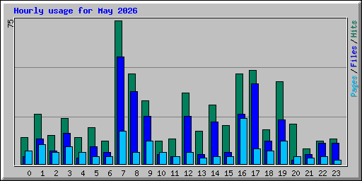 Hourly usage for May 2026